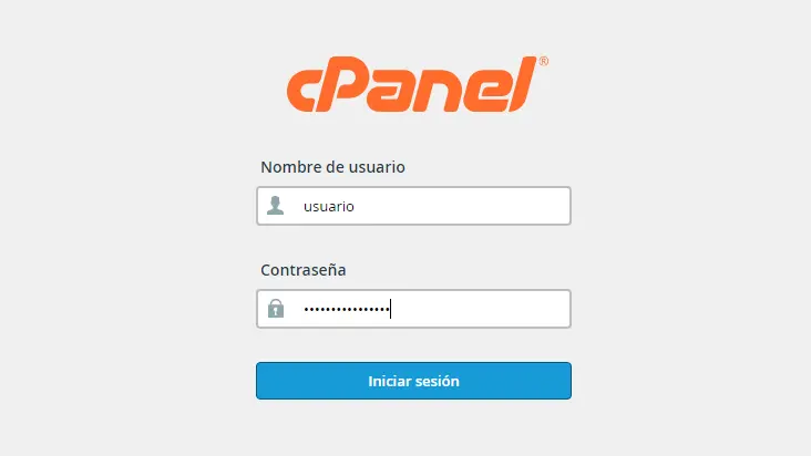 Acceso cPanel