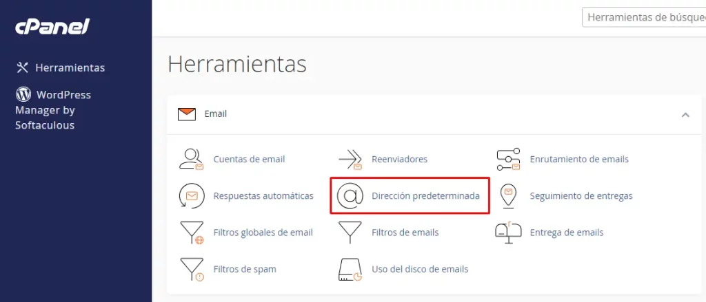 Herramientas cPanel