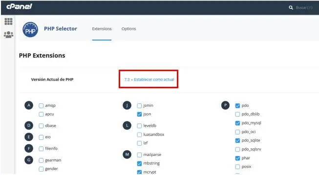 PHP selector